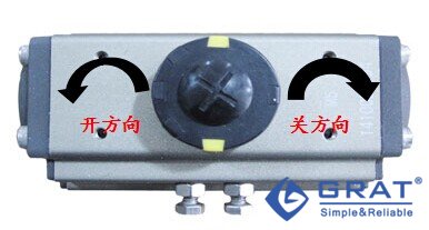 气动阀门的安装与调试步骤 20 气缸旋转方向