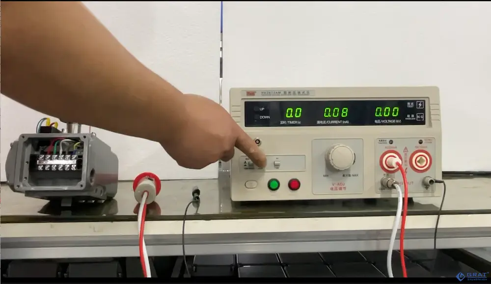 电动执行器电机漏电怎么检测?标准耐压测试方法 2 电动执行器电机漏电怎么检测 2
