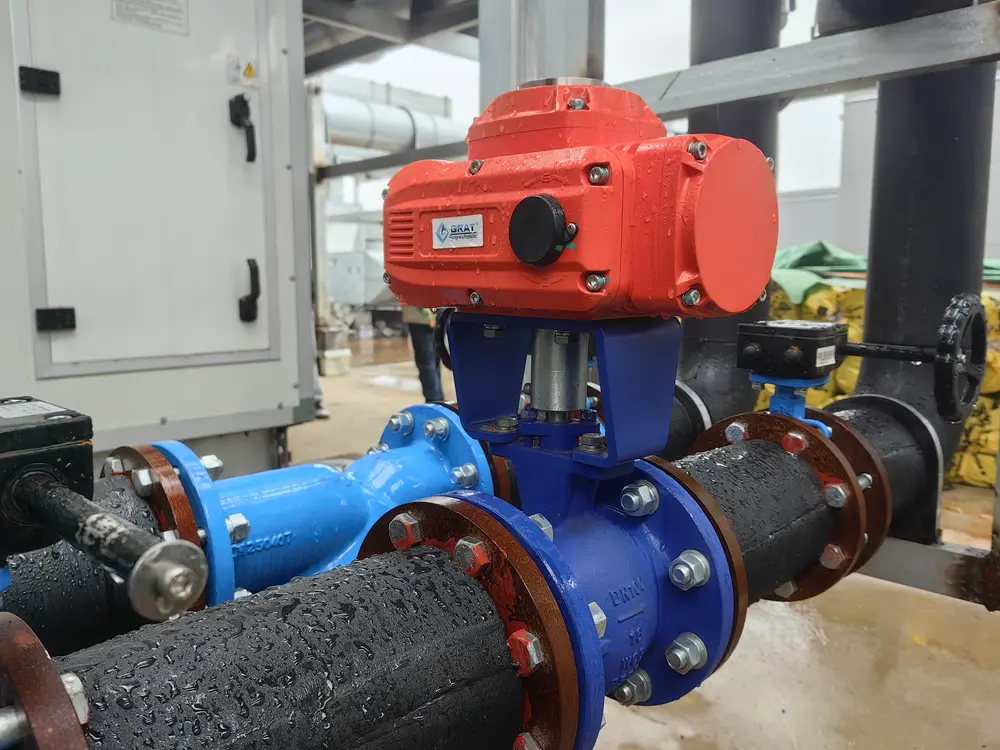 Application of Explosion-proof Electric Fixed Ball V-port Control Valve in Central Air Conditioning Return Water System 3 Application of Explosion proof Electric Fixed Ball V port Control Valve in Central Air Conditioning Return Water System 3