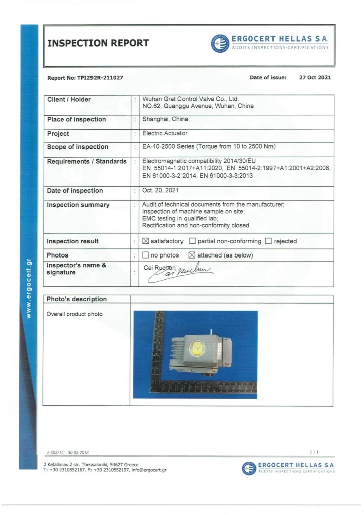 CE INSPECTION