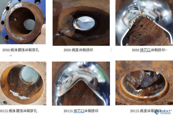 冶金化工行业国产品牌阀门受损情况