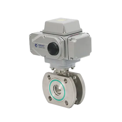 Electric Vacuum V Port Ball Valve