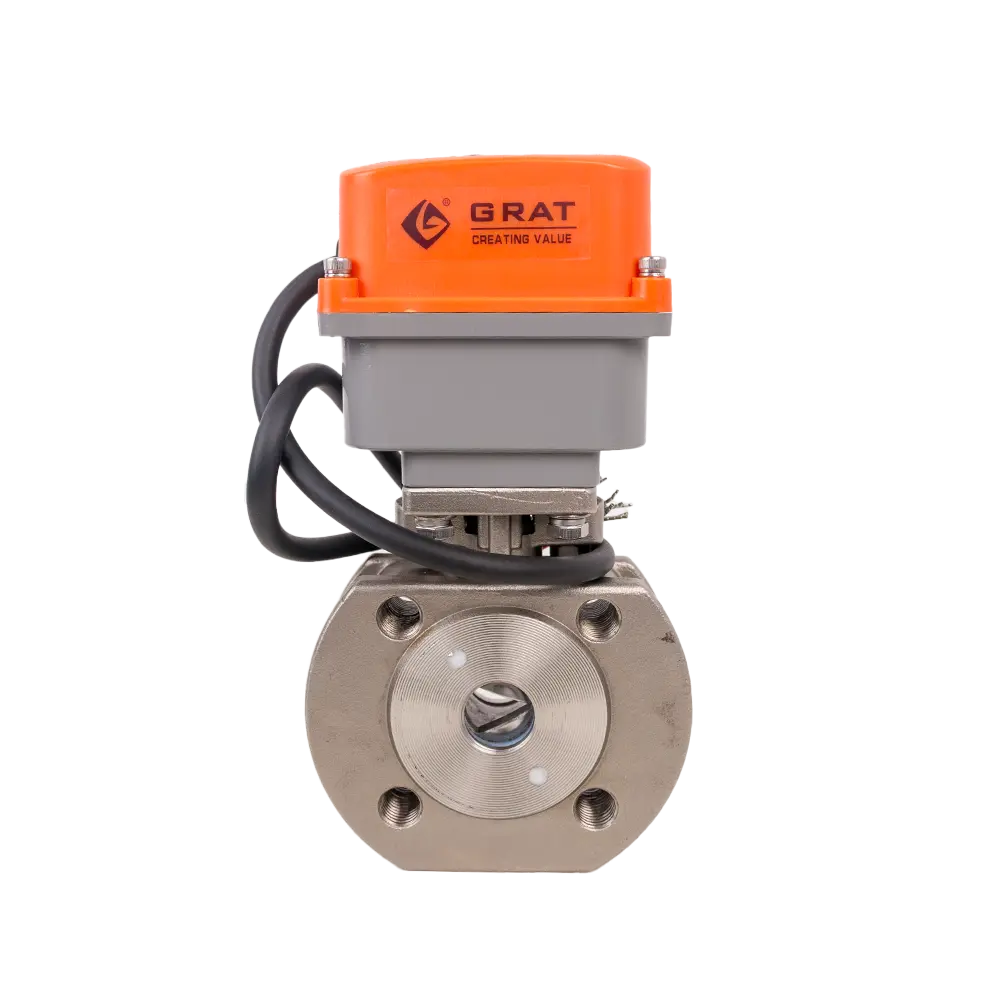 IoT Short Flange Regulating Ball Valve 2