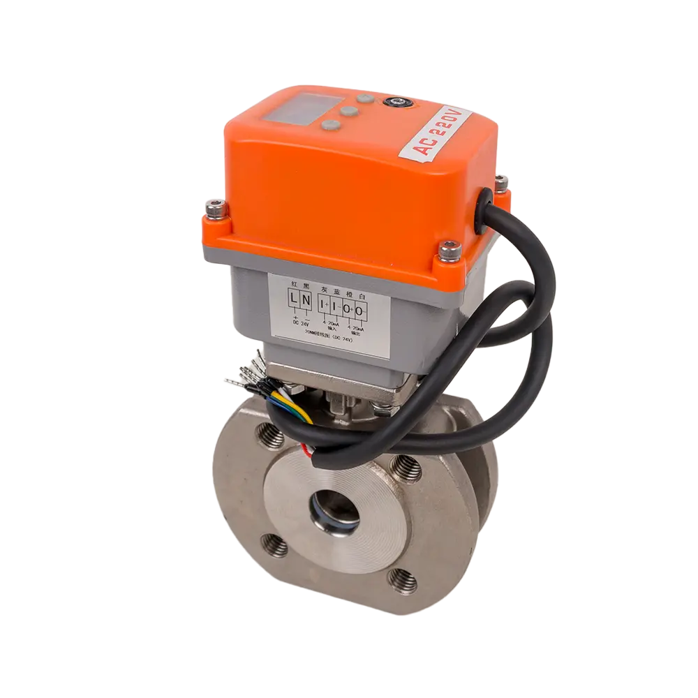 IoT Short Flange Regulating Ball Valve 4