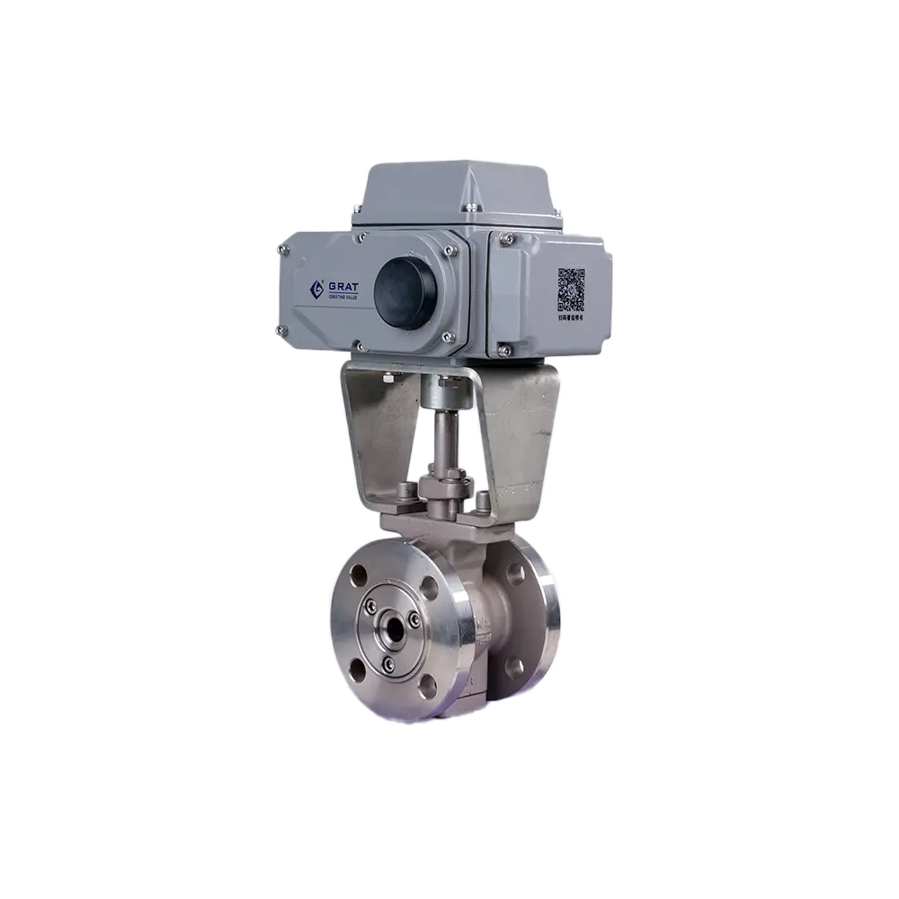 电动硬密封球阀 1 Metal Seated Electric Ball Valve 2