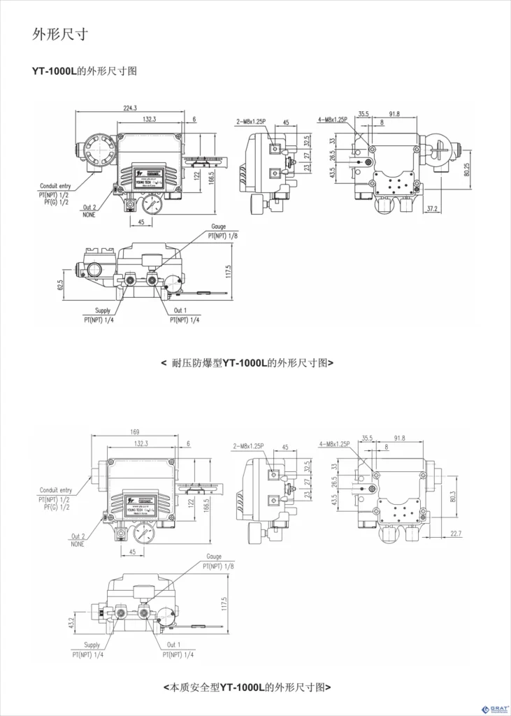 Pneumatic Valve Positioner for Linear Actuators 2