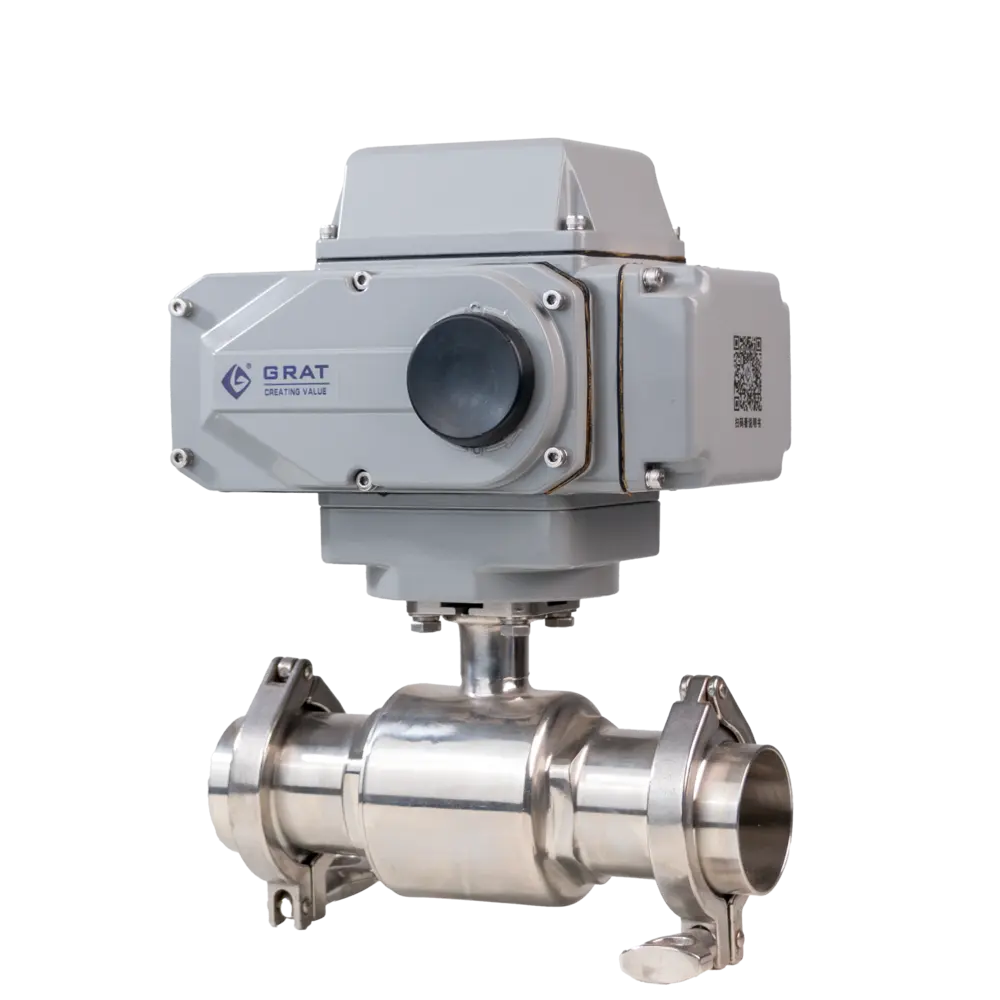 Sanitary Clamped Electric Ball Valve