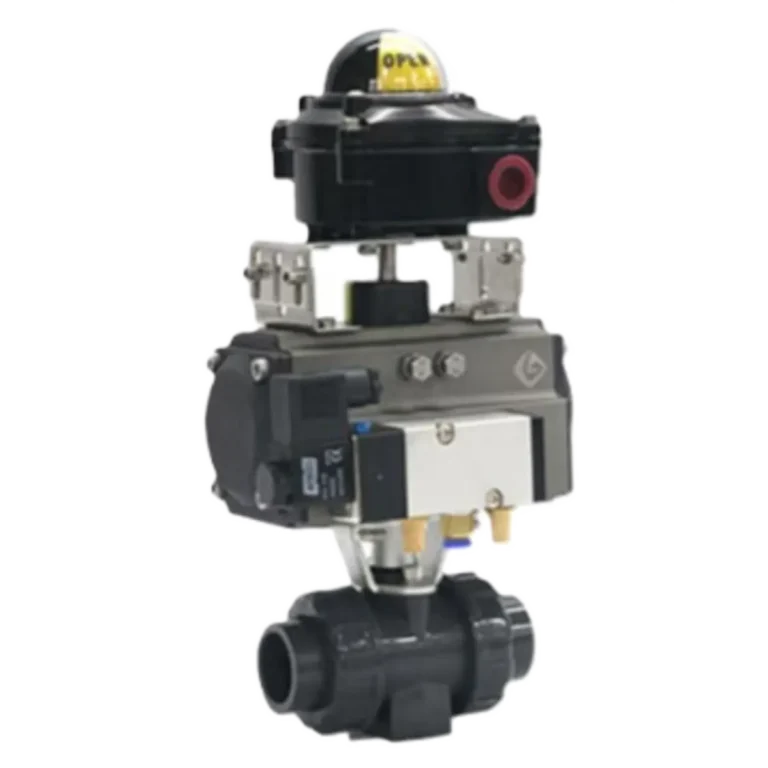 UPVC Pneumatic Ball Valve
